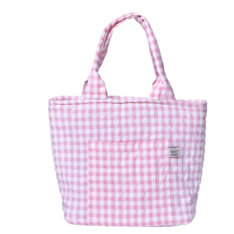 Lunch bag isotherme vichy rose