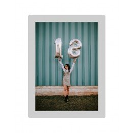 Cadre photo 10 x 15 argent