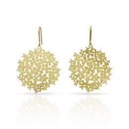 Boucles d'oreilles dorées -...
