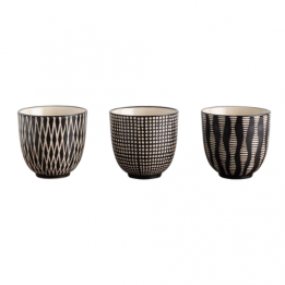 Set de 3 tasses "Hakama"